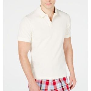 Club Room Natural Color Short Sleeved Polo Shirt